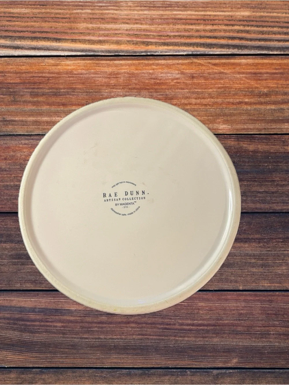 “Nibble” Large Ceramic Bowl - Cream with Bright Red (see photos, note)